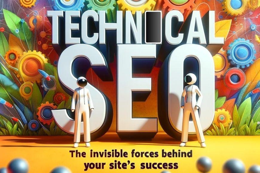 3D_Technical_SEO_Letters_with_Stick_Figures_on_Vibrant_Background
