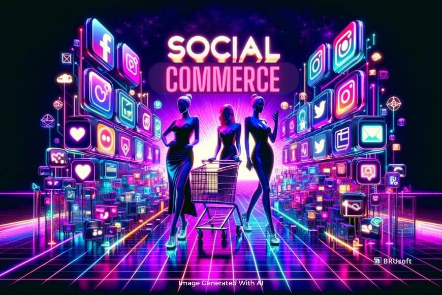 an_image_in_synth_wave_style_vividly_depicting_the_vibrant_and_digital_world_of_Social_Commerce_The_phrase_Social_Commerce_is_at_-the_forefront_in_3D_letters