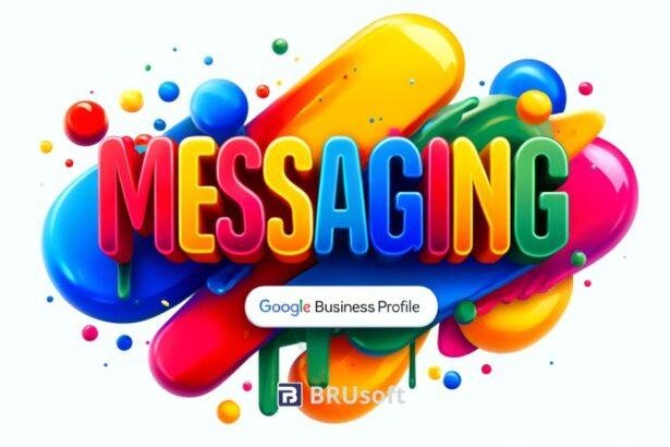 an image with the words 'Messaging' in vibrant, bold 3D letters are at the top and center